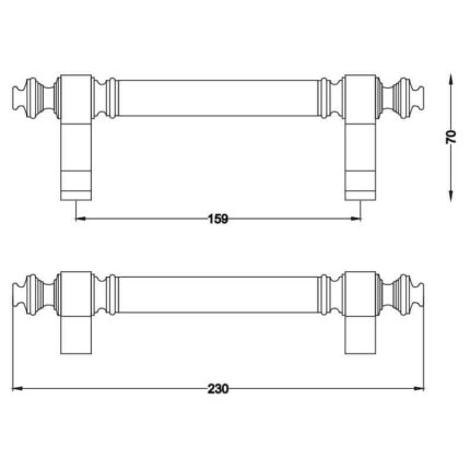 Λαβή πόρτας 4018