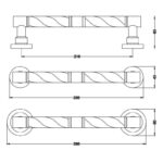 Λαβή πόρτας 4052