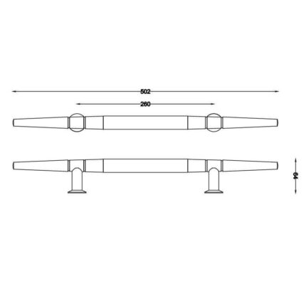 Λαβή πόρτας 4099