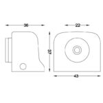 Στοπ πόρτας 13002