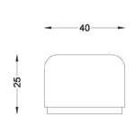 Στοπ πόρτας 13005