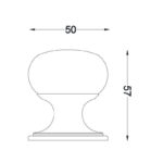 Μπουλ πόρτας 6025