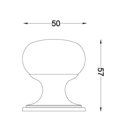 Μπουλ πόρτας 6025