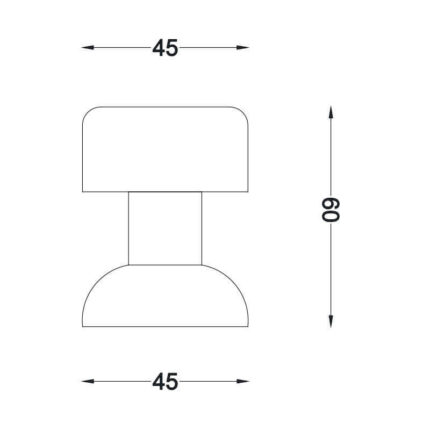 Μπουλ πόρτας 6034